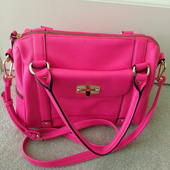 merona pink purse
